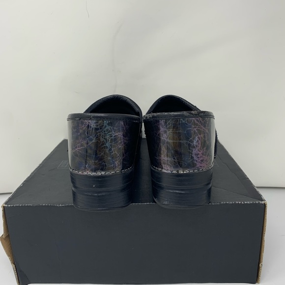 Dansko Petrol Leather Clogs - Picture 4 of 7